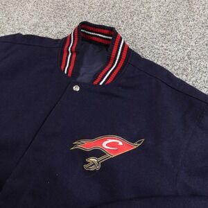 Cleveland Cavaliers Jacket Mens XL Blue NBA Basketball JH Design Bomber Coat Y2K